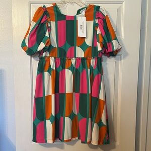 Colorful Geometric Dress